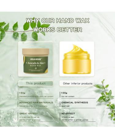 Viola House Handmask - Moisturizing & Peeling Mask for Cracked Dry Aging Hands (150g Avocado & Aloe) - Skin Repair & Brightening - Buy Online on SooperMarket.com