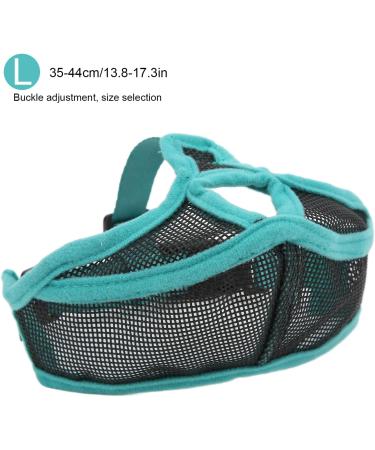 Dog Muzzle Short Snout Dog Muzzle Mesh Adjustable Breathable Anti Biting Bulldog for Anti-Biting Anti-Barking Licking(L) Large - Buy Online on SooperMarket.com