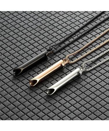 Anti Vaping Necklace Stress Relief Necklace Breathlace Quit Vaping Necklace Help Anxiety Relief Items (Black) - Buy Online on SooperMarket.com