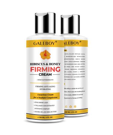 Hibiscus and Honey Firming Cream  Neck Firming Cream  Double Chin Reducer  Skin Firming and Tightening Lotion Cream  Neck Cream for Sagging Skin  Body Tight Cellulite Cream  Firming Lotion for Body Loose Skin-Anti Aging ...