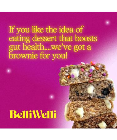 BelliWelli Vegan Gluten-Free Snack Bar Variety (8-Pack) | Low FODMAP Certified, Dairy Free, Gut Friendly with Probiotics | Guilt-Free Dessert for Breakfast | 8 Count - Buy Online on SooperMarket.com