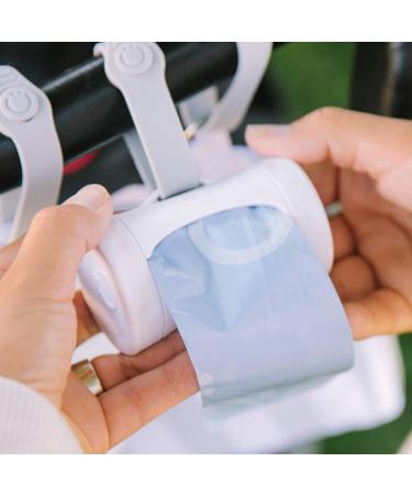 Ubbi Retractable On-the-Go Bag Dispenser for Baby Travel | Essential Diaper Bag Accessory | Lavender Scented | Perfect Baby Gift - Buy Online on SooperMarket.com