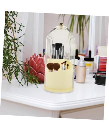 PRETYZOOM Makeup Brush Cosmetic Brush Holders Eyeliners Makeup Holder Brush Case To Rotate Dressing Table - Buy Online on SooperMarket.com