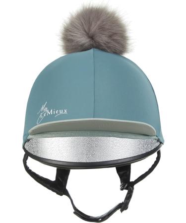LeMieux Pom Pom Horse Riding Hat Silk - Sage - One Size - Buy Online on SooperMarket.com