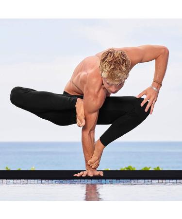 JELS Extra Thick Yoga Mat 15MM - Non Slip Design - SGS Certified TPE - Carrying Strap - for Yoga, Pilates, Workout - Black - Buy Online on SooperMarket.com