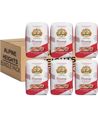 Alpine Heights Bundle Pack - Caputo Pizzeria Flour Premium Italian Type '00' Flour 1kg - Pack of 6 - Buy Online on SooperMarket.com