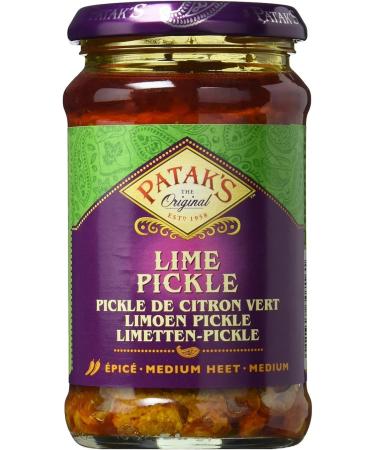Buy Pataks Lime Pickle 283g - 2 Pieces | Authentic Indian Flavor | International Shipping Available - Buy Online on SooperMarket.com