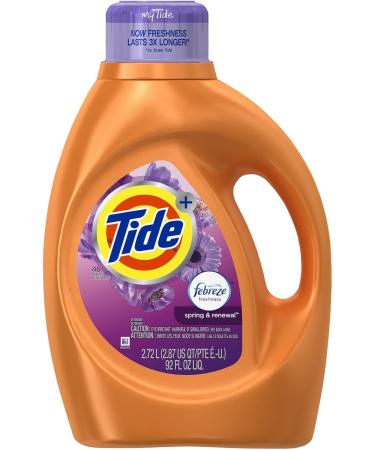 Shop Tide Plus Febreze Freshness Liquid Laundry Detergent - Spring & Renewal 92 Fl Oz | International Shipping Available - Buy Online on SooperMarket.com