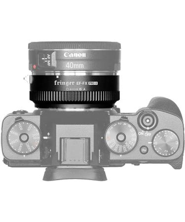 Fringer EF-FX PRO II Canon EF to Fuji X Adapter Autofocus Compatible for Fujifilm X-T4, X-T3, X-T2, X-T20, X-H1, X100V & More - Buy Online on SooperMarket.com
