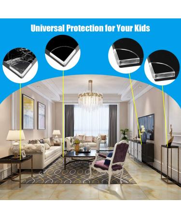 36 Pack Slim Clear Edge Bumpers  Tomorotec Corner Protectors Edge Guards Corner Cushion for Baby Safety for Furniture  Slim Table  Windows  Bed and etc - Buy Online on SooperMarket.com
