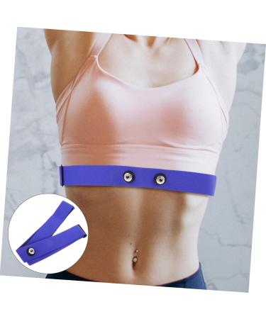 Yarnow Multi-Purpose Sports Belt for Cycling & Heart Rate Monitoring - Durable Nylon Device Holder - 17cm x 3cm - Blue - Buy Online on SooperMarket.com