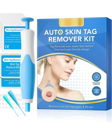 OakRidge Products Skin Tag Remover Painless Pen Removal Kit Tools with 40 Micro and Regular Bands Easy Device to Remove(1mm-8mm) Tags (2in1 Kit) (2-8mm) Blue Number Of Items: 1 1.0 count