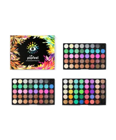 120 Colors Glitter Eyeshadow Palette - Long Lasting Waterproof & Highly Pigmented - All-in-One Makeup Kit & Holiday Gift Set for Women & Girls - Buy Online on SooperMarket.com