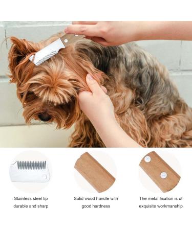 Professional Trimmeters Set for Dogs & Cats - Stainless Steel Fine & Medium Tooth Care Kit - Buy Online on SooperMarket.com