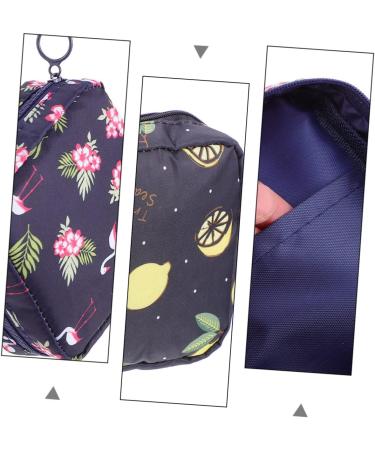 HAPINARY 4pcs Sanitary Napkin Storage Bags Set - Portable Makeup & Period Starter Pouch for Women - Canvas Navy Travel Pouches - Buy Online on SooperMarket.com
