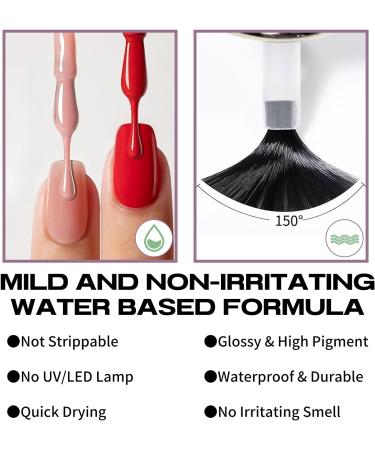 TBeautfave Creamy White Nail Varnish Quick Dry & Long Lasting Nail Varnish Pastel Nail Polish Non-Toxic Water Based Formula Natural Nail Polish for DIY Nail Art No Need Cure CreamyWhite - Buy Online on SooperMarket.com