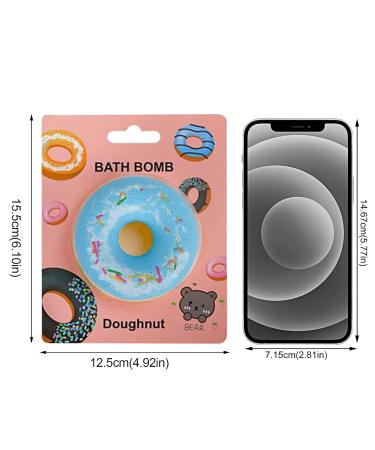 Yueci Rainbow Bladder Donut Bath Bombs - Handmade Bubble Bath Bombs for Women & Kids - Perfect for Relaxation - Buy Online on SooperMarket.com