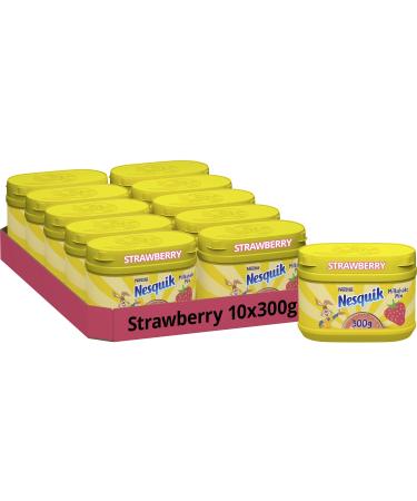 Nesquik Powder Strawberry 300 g (Pack of 10)