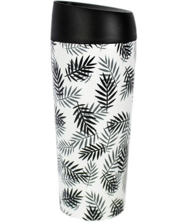 Wood Way Well Thermal Travel Mug Stainless Steel "Leaves" - 450 ml