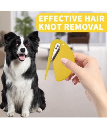 Best PET Knotting Comb Set - De-Filtering Tool with Steel Blade for Dogs & Cats - 5 PCs for Gentle Undercoat Removal - Buy Online on SooperMarket.com