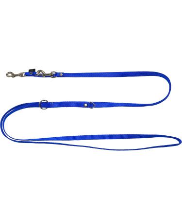 Elropet Adjustable Dog Leash for Small Dogs - Mini Double Linen 2m-5m 10mm Blue - 4 Times Adjustable - Buy Online on SooperMarket.com