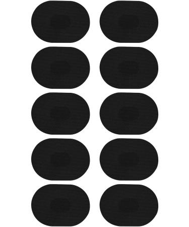 Milageto 10x Sweatproof Sports Stickers - Non-Slip Patches for Fitness Cycling & Climbing - Black Overpatch Tapes - Buy Online on SooperMarket.com