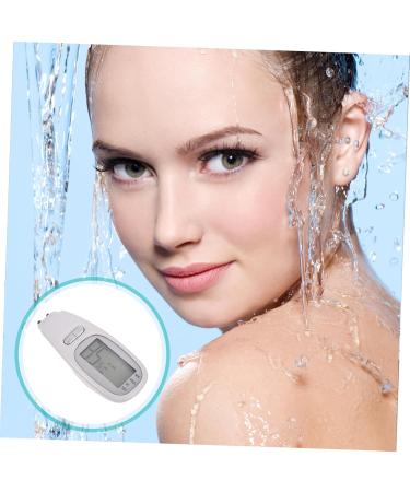 OSALADI 1 Set Moisture Tester Moisture Meter Skin Softness Analyzer Skin Analyzer Device Skin Analyser Facial Moisture Monitor Facial Monitor Skin Detector Pen Abs Face Sensor White - Buy Online on SooperMarket.com