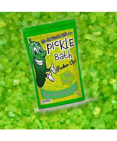 Pickle Bath Salts - Premium Dill Pickle Scented Soak for Kids, Teens & Adults | Shower Gift for Pickle Lovers | Funny Stocking Stuffer - Buy Online on SooperMarket.com