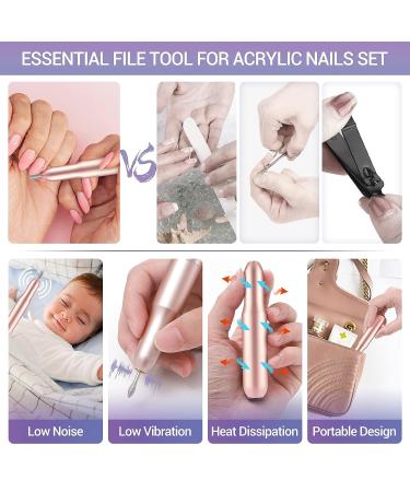 Cooserry Acrylic Nail Kit with Drill - Professional Starter Set for Acrylic Nails Extension and Art Designs - Buy Online on SooperMarket.com