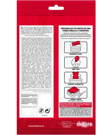 dekora Dekora Spiderman Marvel Cutout Wafer for Cake Edible Cake Topper for Children's Birthday Cake A5 (114421) - Buy Online on SooperMarket.com