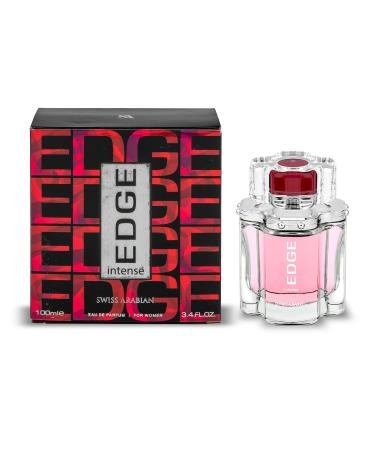 Swiss Arabian EDGE Intense - Luxury Products From Dubai - Long Lasting Addictive Personal EDP Spray Fragrance - Seductive Signature Aroma - 3.4 Oz Edge Intense for Women 3.4 Ounce (Pack of 1) - Buy Online on SooperMarket.com