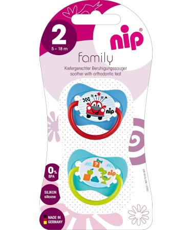 Nip Pacifier for Boys - Silicone 5-18 Months | Safe & Comfortable International Shipping - Buy Online on SooperMarket.com