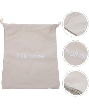 Gogogmee Hair Dryer Storage Bag Hair Dryer Clothes Bag Travel Pouch Travelling Bag Holder Fabric Light Grey - Buy Online on SooperMarket.com