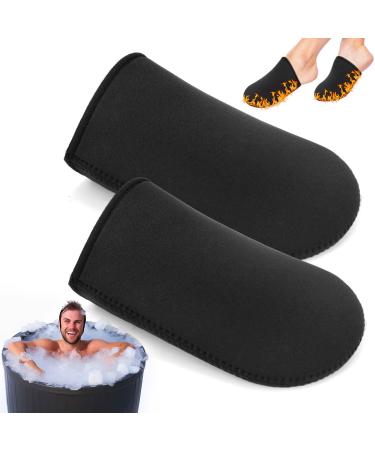 Palksky 1 Pairs Ice Bath Toe Covers Neoprene Toe Socks Cold Plunge Tub Accessories Reusable Toe Warmers for Cold Coolers Ice Baths at Home(L)