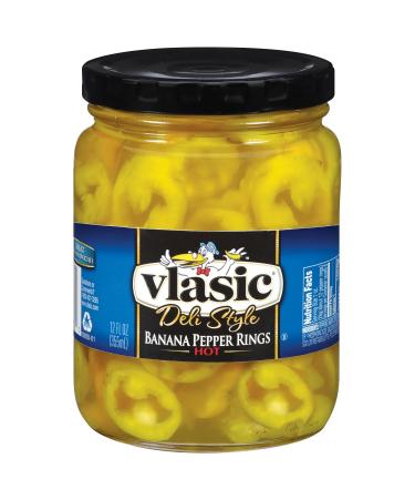 Vlasic Deli Style Hot Banana Pepper Keto Friendly 6 - 12 FL OZ Jars