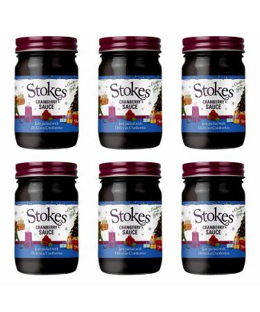 Stokes Cranberry Sauce in Limited Edition Christmas Jar 415g - Pack of 6