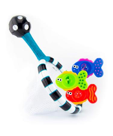 Sassy  Developmental Bath Toy Catch 'n Count Net  6 + Months 4 Piece Set