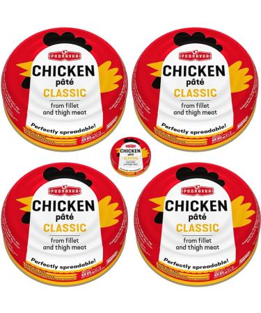 Podravka Chicken Pate Perfectly Spreadable Chicken Gravy 95 Gram x 5 Packs