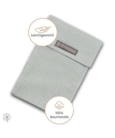 Mimuselina 2 Pack: Foldable Baby Changing Pad & Water-Repellent Diaper Bag - Portable Dirt-Repellent Waffle Mint - Buy Online on SooperMarket.com