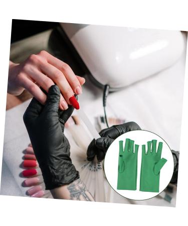 Gogogmee 1 Pair Nail Gloves Nail Fingerless Manicure Gloves Nail Art Tools Manicure Gloves Fingerless Gloves UV Shield Gloves Sunscreen Gloves 20X8X0.4CM - Buy Online on SooperMarket.com