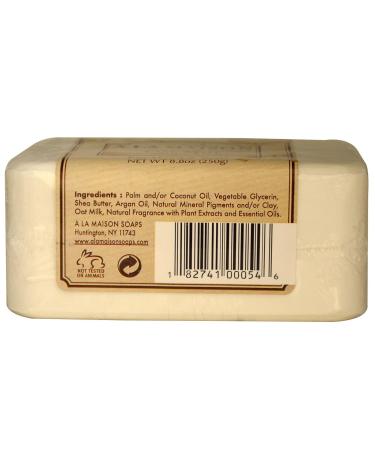 A LA MAISON Oat Milk Hand & Body Bar Soap - Moisturizing 8.8 oz (250g) - Natural Ingredients for Soft Skin - Buy Internationally - Buy Online on SooperMarket.com