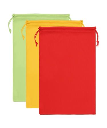 PATICIL SKIRGLITE BACK 3 Pack Soft Microfiber Snow Gazette Protective Storage case Cordely cord Etui for camera lentils sunglasses Brown glass red yellow green