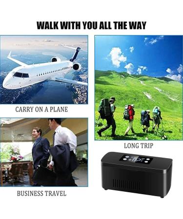 Mini Fridge Insulin Cooler Built in Rechargeable Lithium Battery Suitable for Insulin Serum Eye Drops Storage Travel Airplane 220V-Battery*1 Battery*1 220v - Buy Online on SooperMarket.com