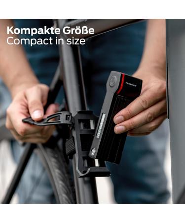 TRELOCK FS 280 TWO.GO Bicycle Folding Lock - 80 cm with X-MOVE Holder | Secure & Portable Locking Solution - International Shipping Available - Buy Online on SooperMarket.com