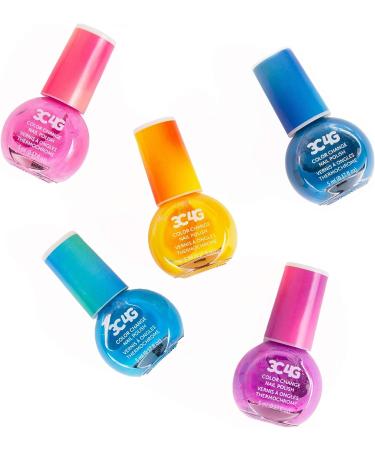 Color Changing Nail Polish Set for Girls & Teens - 5 Non-Toxic Colors - Ages 8 - Buy Online on SooperMarket.com