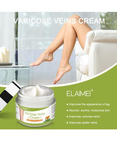 Varicose Veins Treatment Cream 50G - Spider Vein Relief for Tired, Heavy Legs | Strengthen Capillaries, Improve Leg Appearance - Buy Online on SooperMarket.com