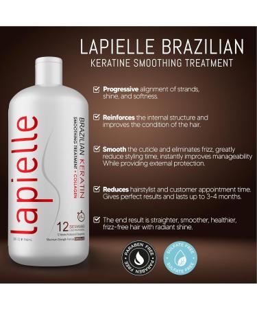 Professional Brazilian Keratin Treatment with Argan Oil for Dry & Damaged Hair - 32 FL oz | International Shipping - Buy Online on SooperMarket.com