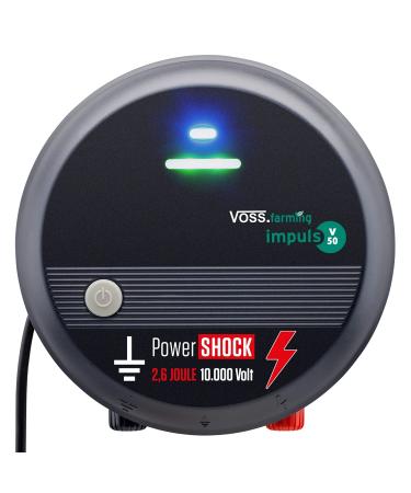 Voss.farming 230V pasture fawn with PowerShock felt 5.2 joules and 10 000V punch -strong electrical fence for a safe pasture fence