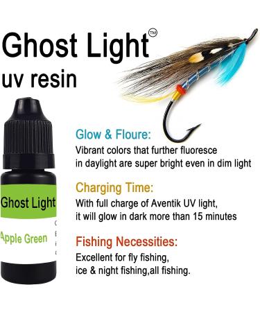 Ghost Light UV Resin 10ml x 4 - 7 Glow in the Dark Colors - Perfect for Luminous Flies - Hot Spots - Trigger Points - Buy Online on SooperMarket.com