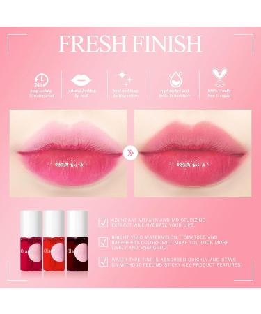 ZARICS 4 Colors Lip Tint Stain Set - Korean Lip Gloss & Multi-Use Lip and Cheek Tint | Long-Lasting Waterproof High Pigment Makeup - Buy Online on SooperMarket.com